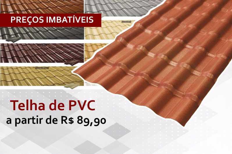 Distribuidor de Telha Colonial de Pvc São Domingos - Telha de Pvc com Isolamento Térmico